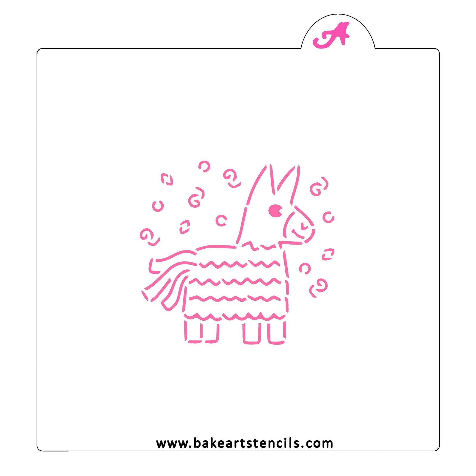 Pinata PYO Cookie Stencil bakeartstencil