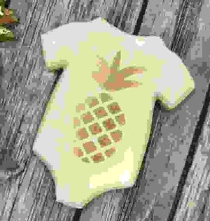 Pineapple Cookie Stencil bakeartstencil
