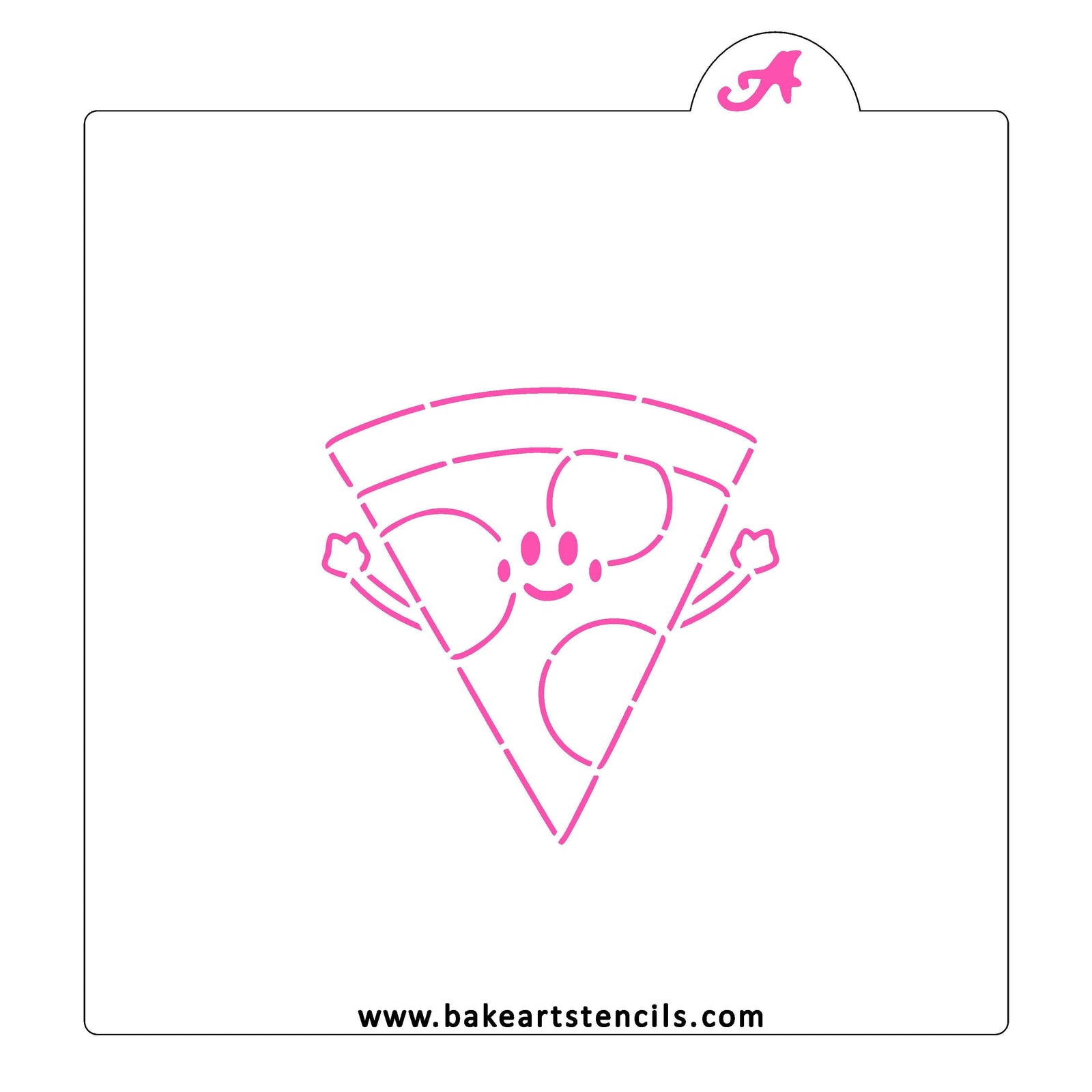 Pizza Guy PYO Stencil bakeartstencil