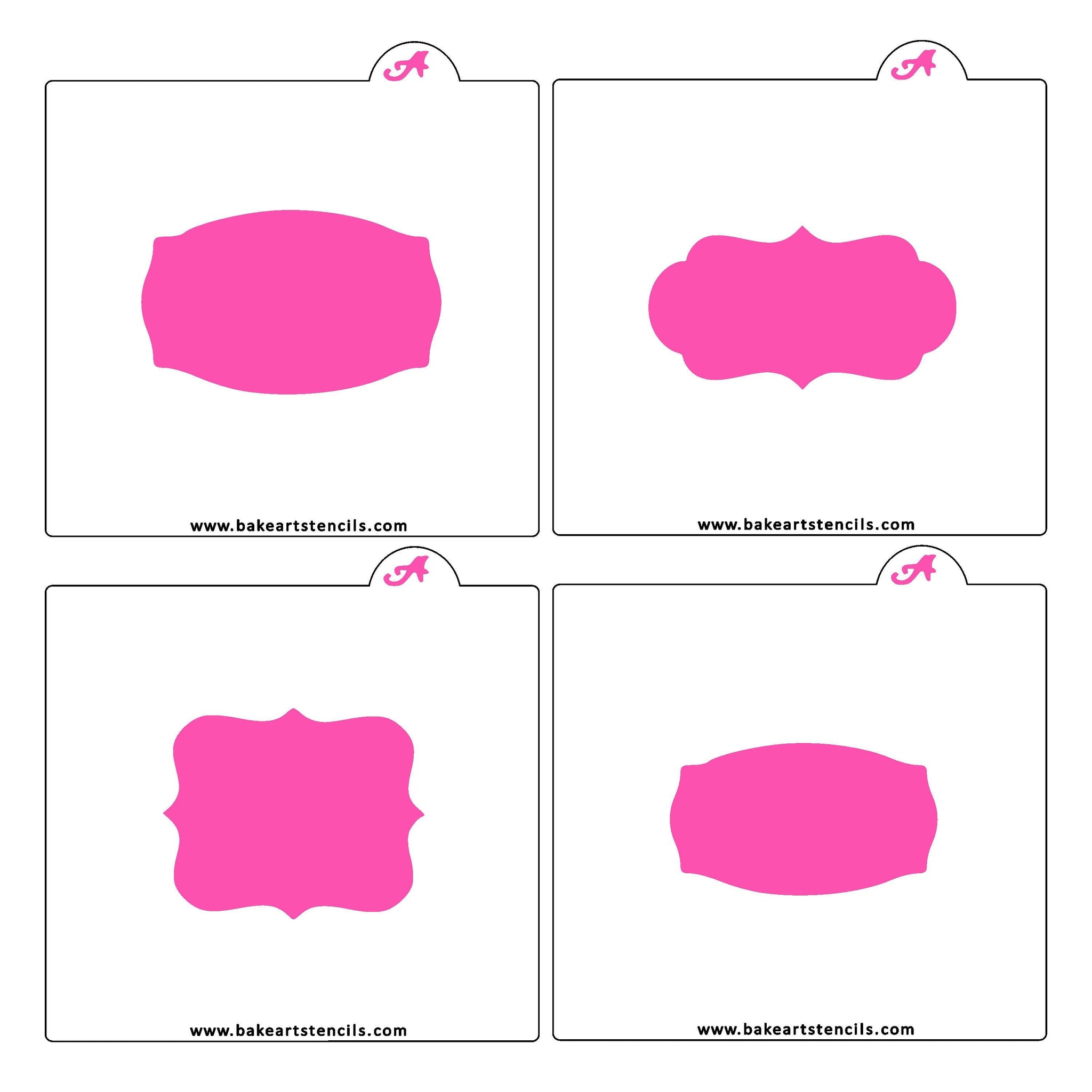 Vintage Bracket Label Template