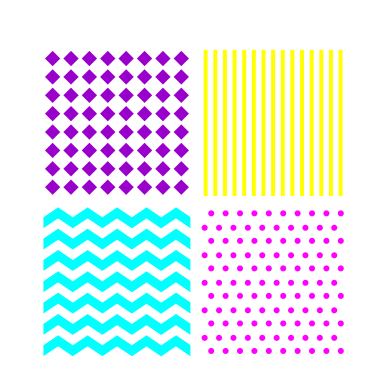 Popular Patterns Cookie Stencil Set bakeartstencils