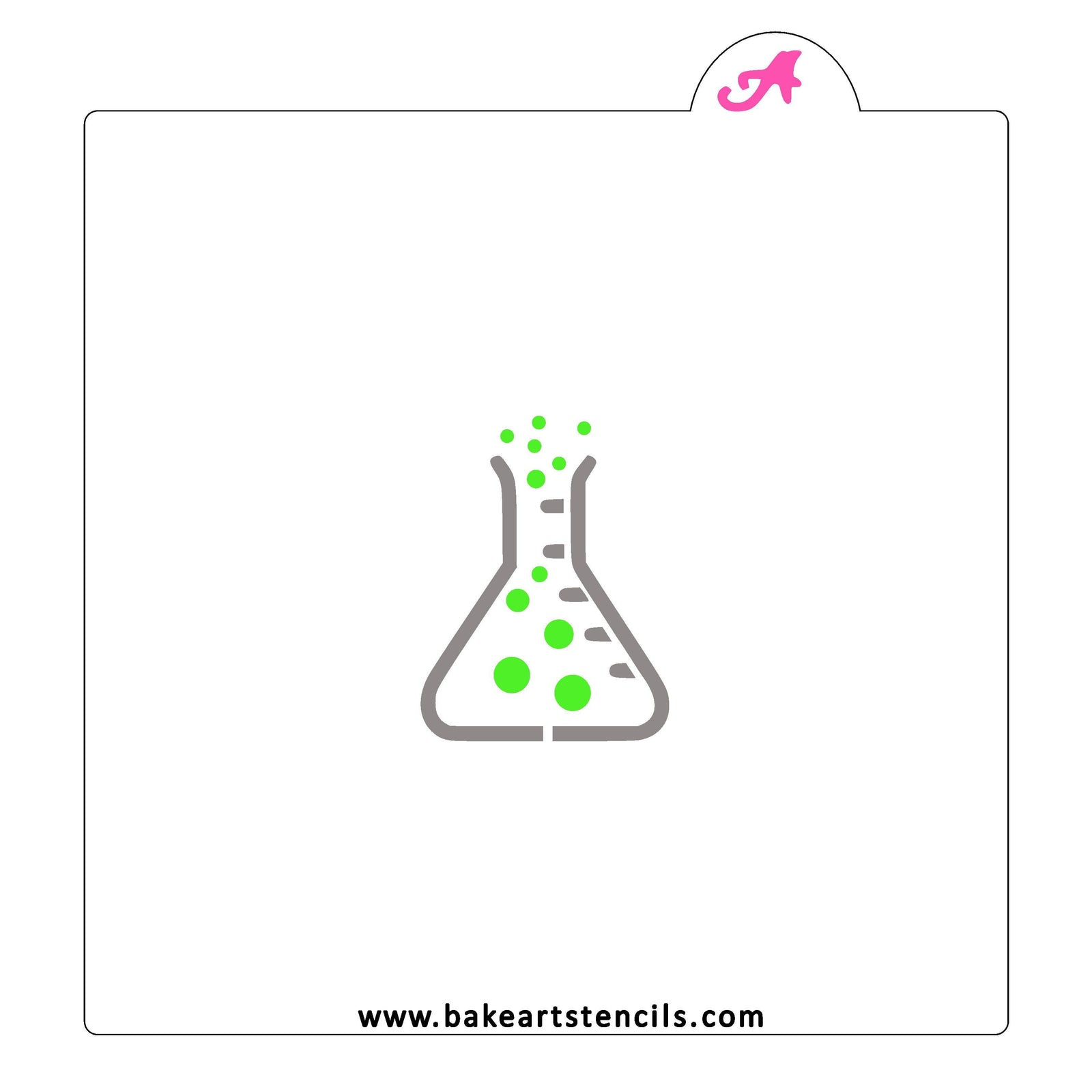 Potion Beaker Stencil Set bakeartstencil