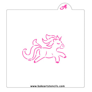 Pretty Unicorn PYO Stencil bakeartstencils