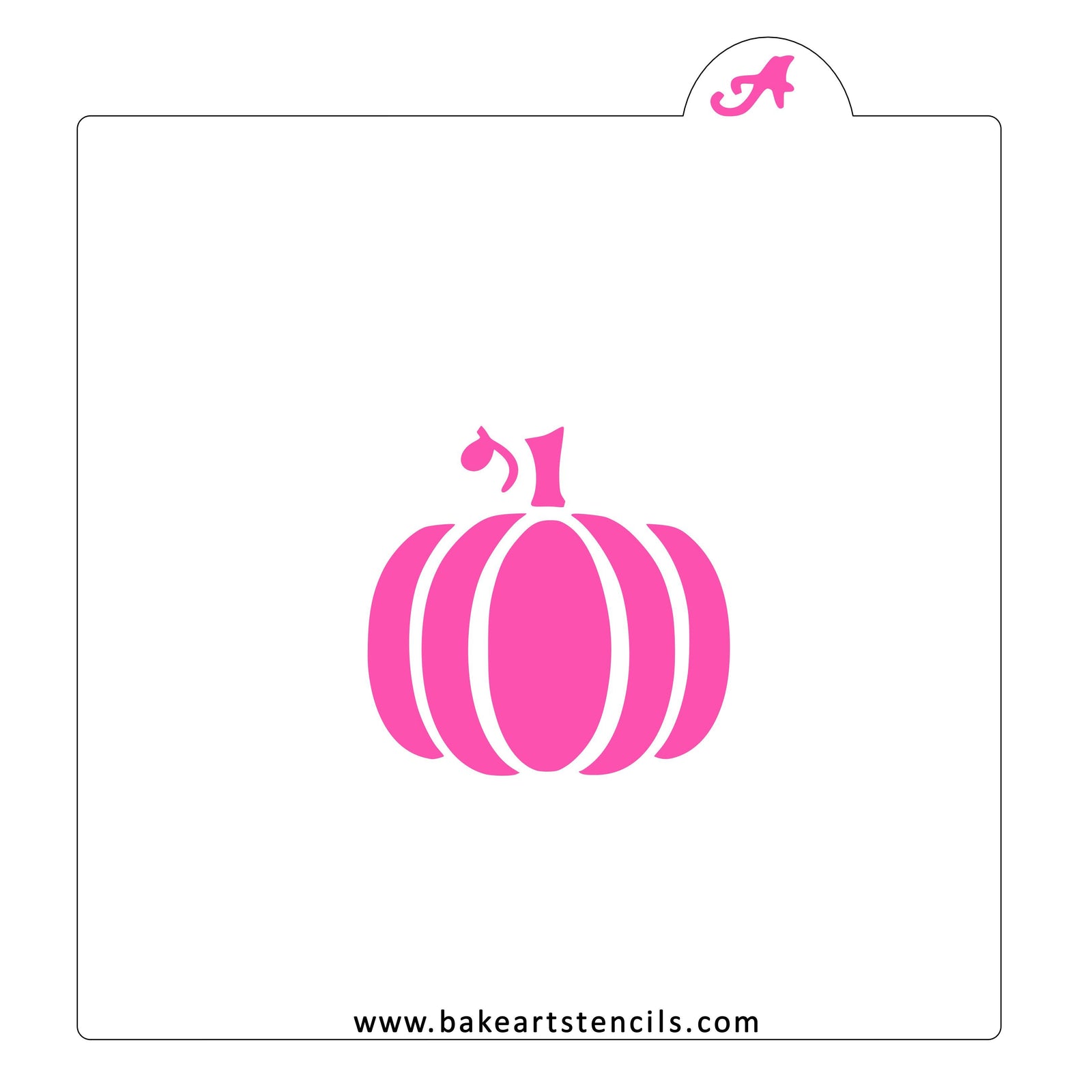 Pumpkin Cookie Stencil bakeartstencil