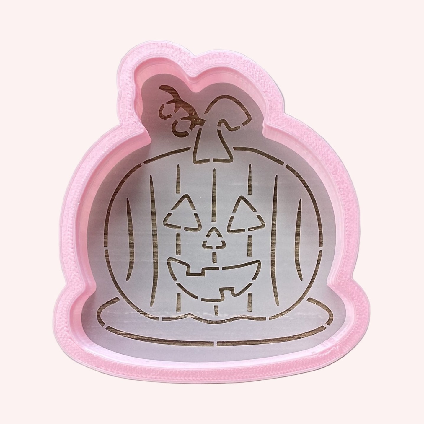 Pumpkin PYO Cookie Stencil with Cutter bakeartstencil