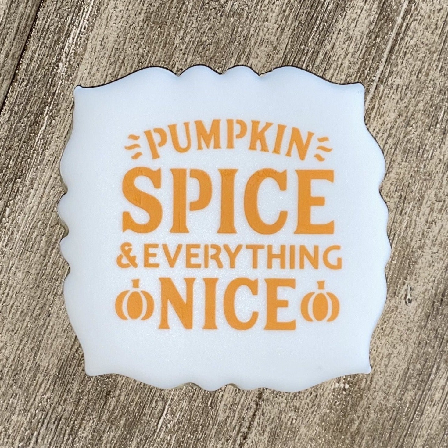 Pumpkin Spice & Everything Nice Stencil bakeartstencil