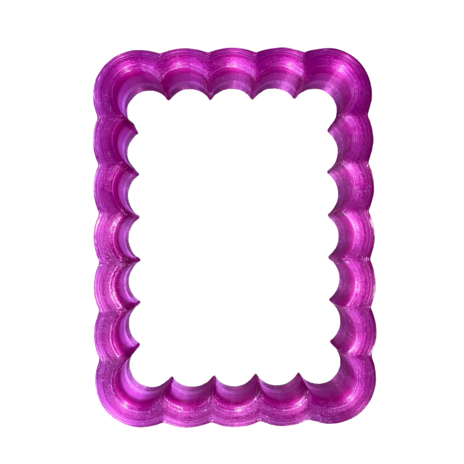 Rectangle Scalloped Cookie Cutter bakeartstencil