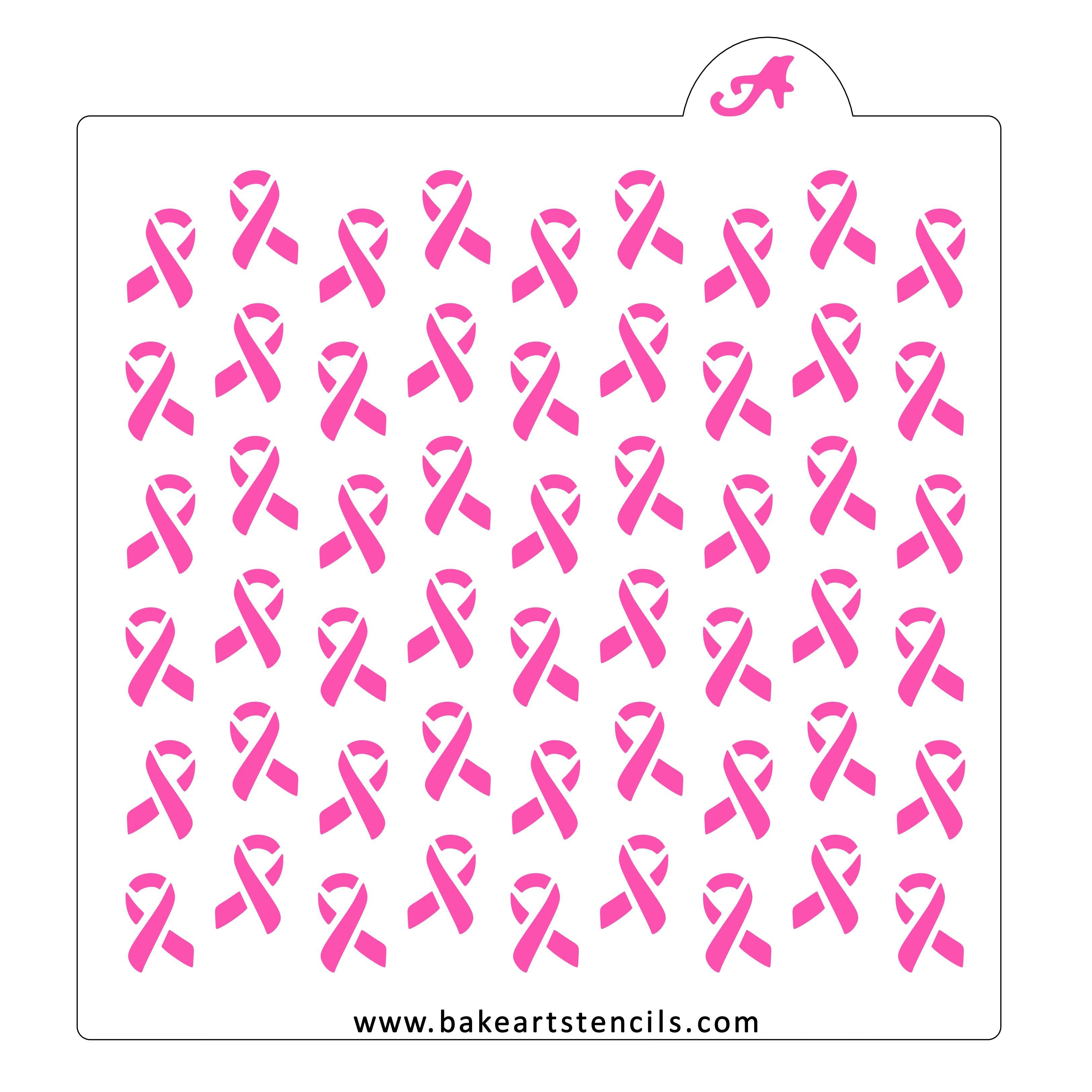 Awareness Ribbon Stencil