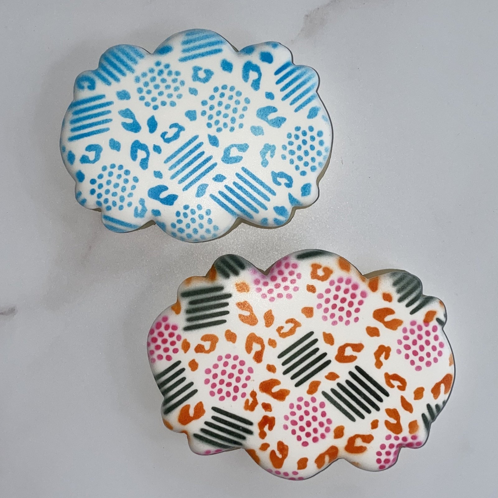 Safari Abstract Pattern Cookie Stencil bakeartstencil