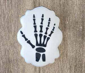 Skeleton Hand Cookie Stencil bakeartstencil