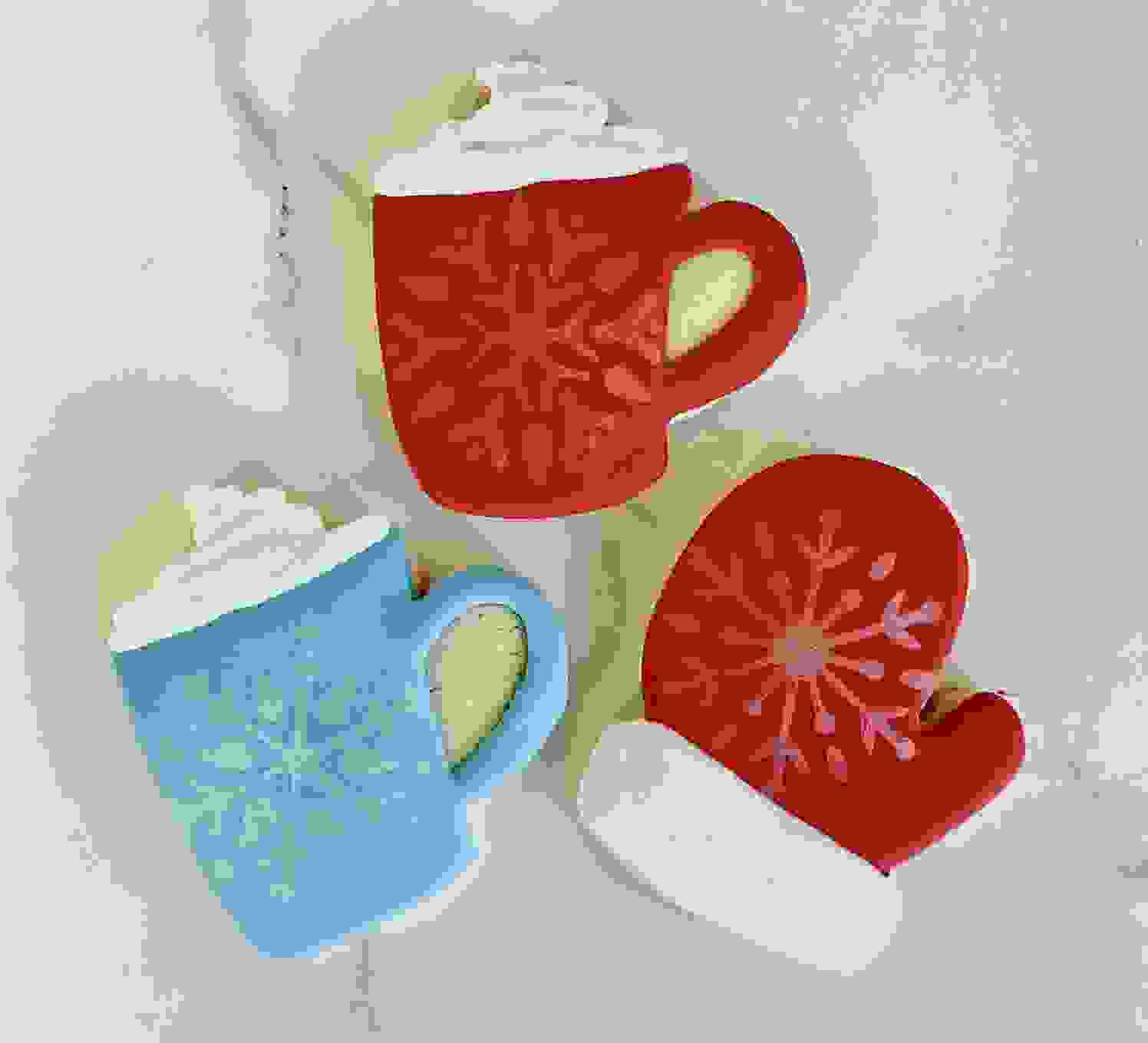 Snowflake Sprinkles Stencil - bakeartstencils