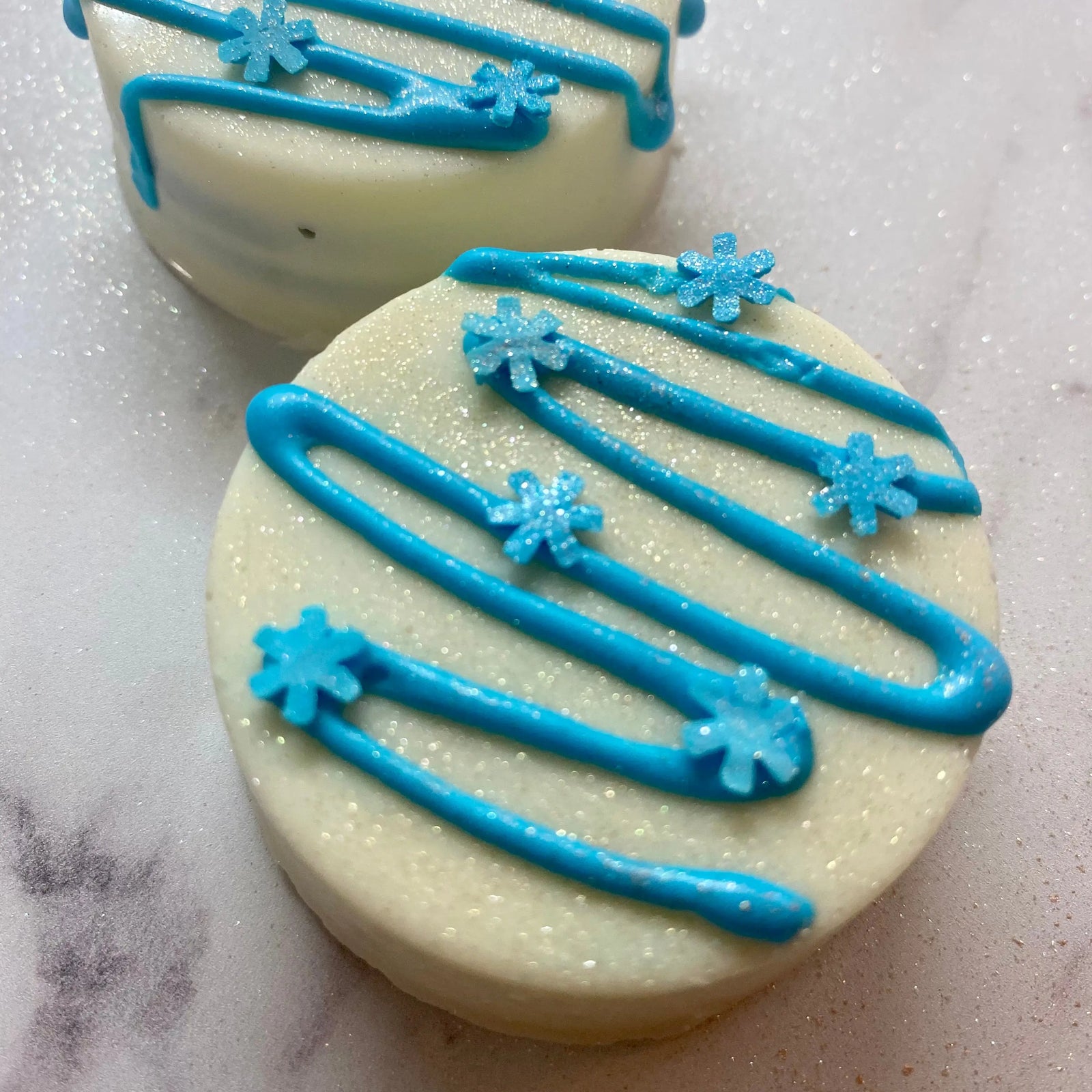Snowflake Sprinkles Stencil bakeartstencil