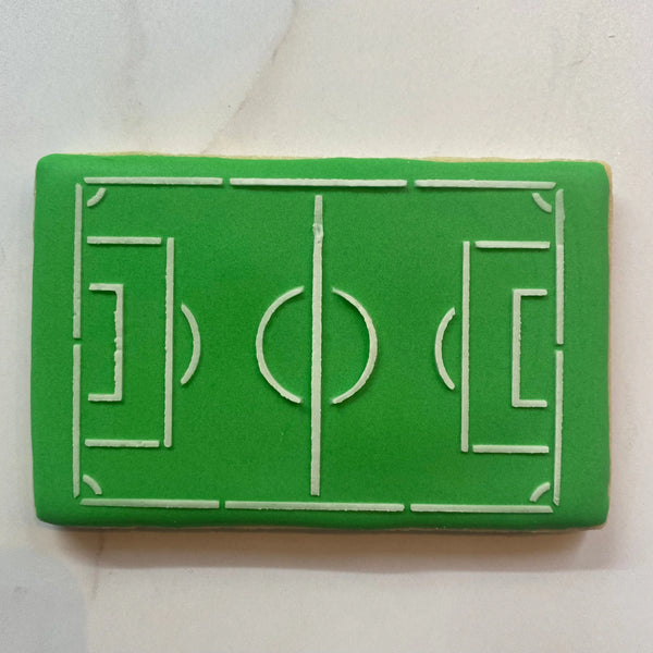 Soccer Field Cookie Stencil bakeartstencils