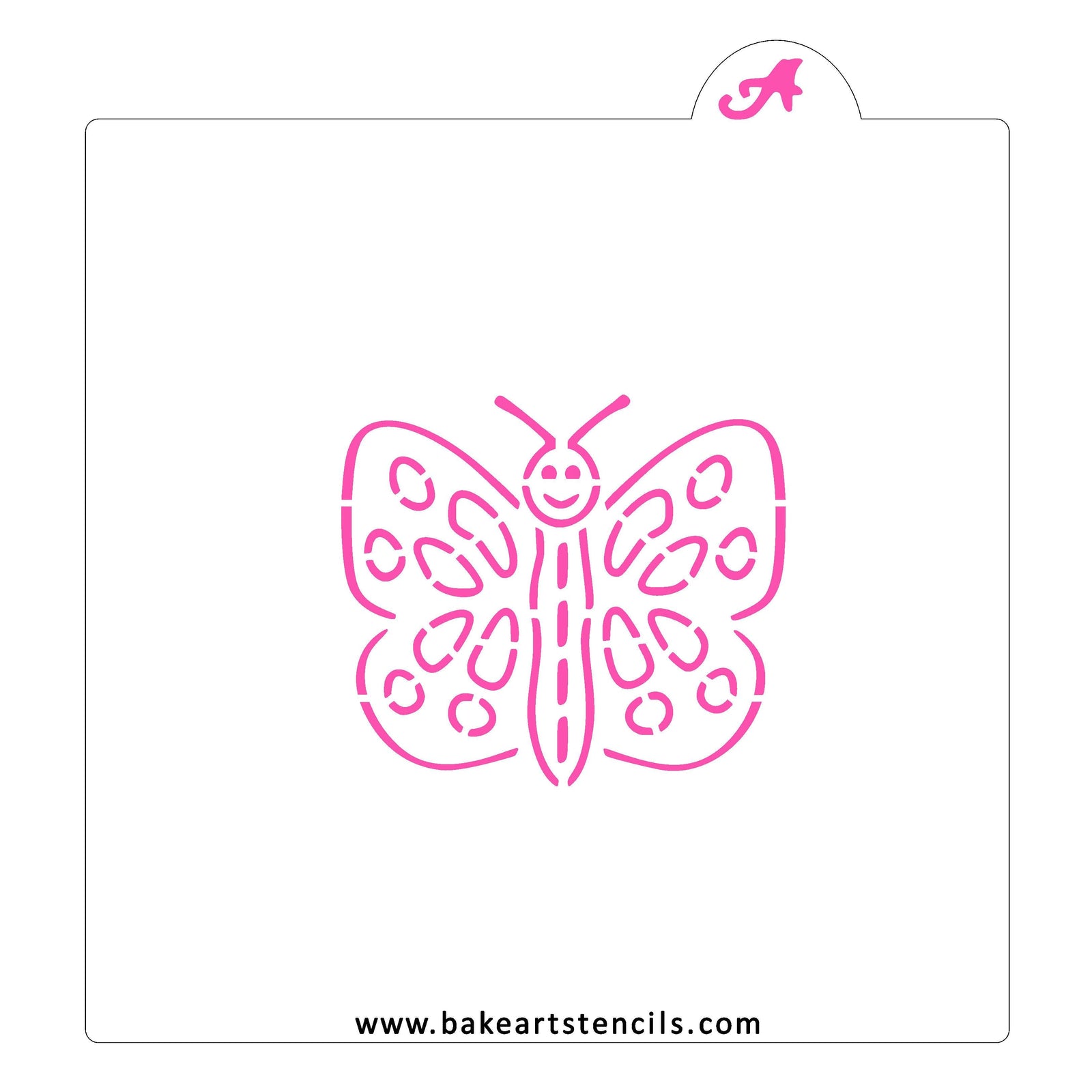 Spring Butterfly PYO Cookie Stencil bakeartstencil