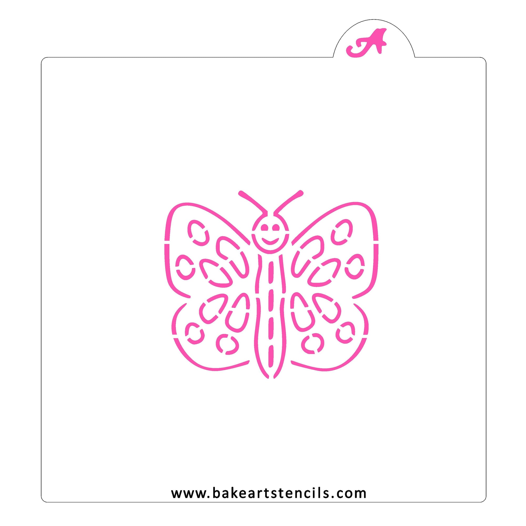 Spring Butterfly PYO Cookie Stencil bakeartstencil
