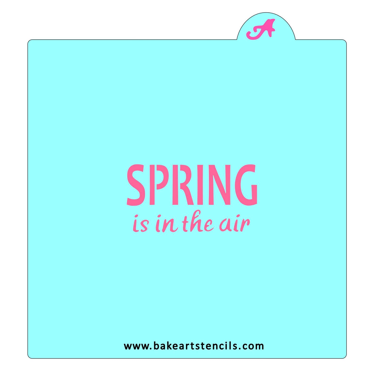 Spring is in the Air Stencil bakeartstencils
