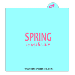 Spring is in the Air Stencil bakeartstencils