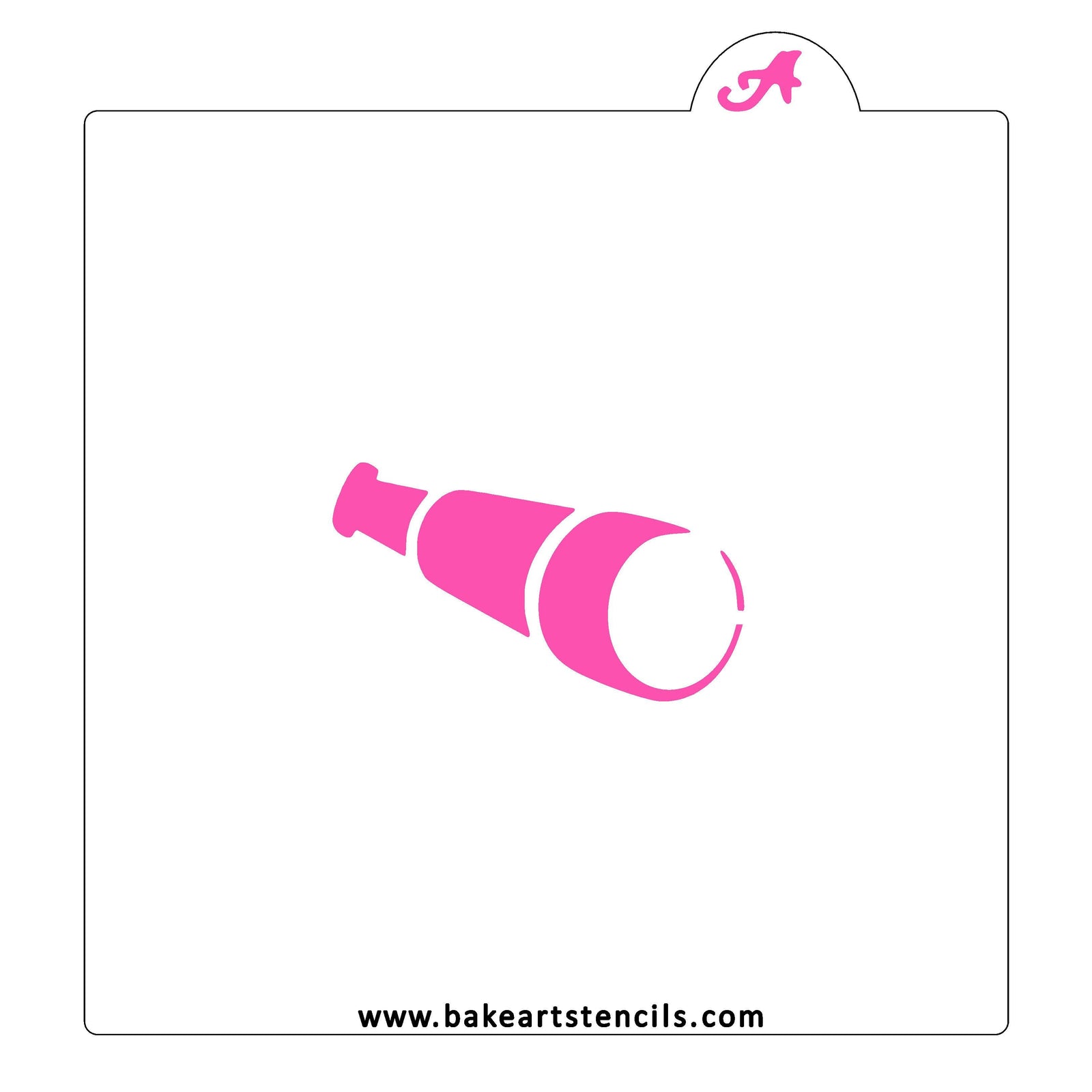 Spyglass Stencil bakeartstencil