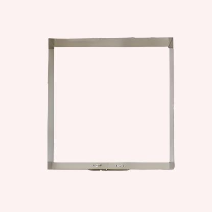 Square Cookie Cutters, aluminum, rust proof and available in four sizes to decorate sugar cookies. 