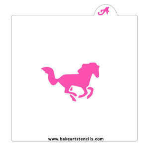 Stallion Horse Cookie Stencil bakeartstencil