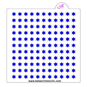 Star of David Sprinkles Stencil bakeartstencil