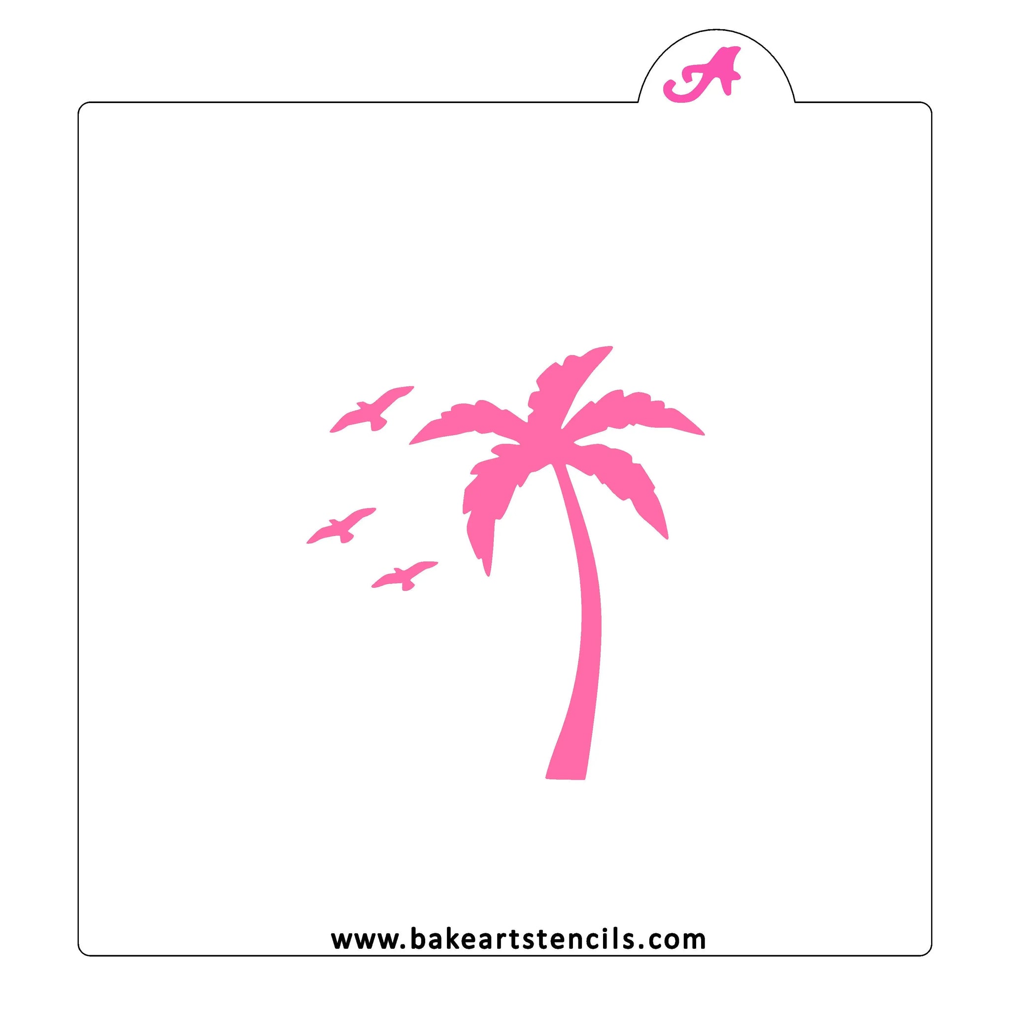Sunset Tree Diy Sunset Palm Tree Stencil