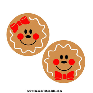 Switch a Gingerbread Stencil Set bakeartstencil