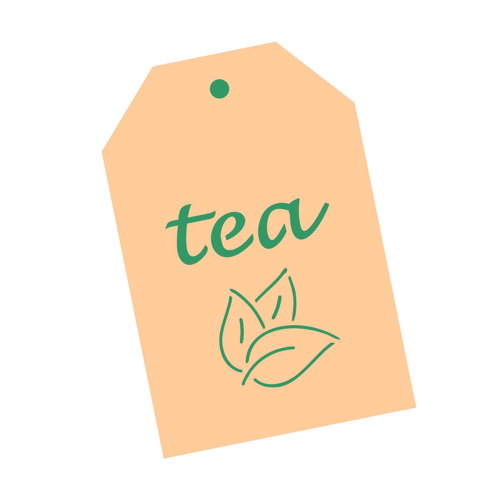 Tea Bag Cookie Stencil bakeartstencil