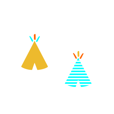 Teepee Stencil Set bakeartstencil