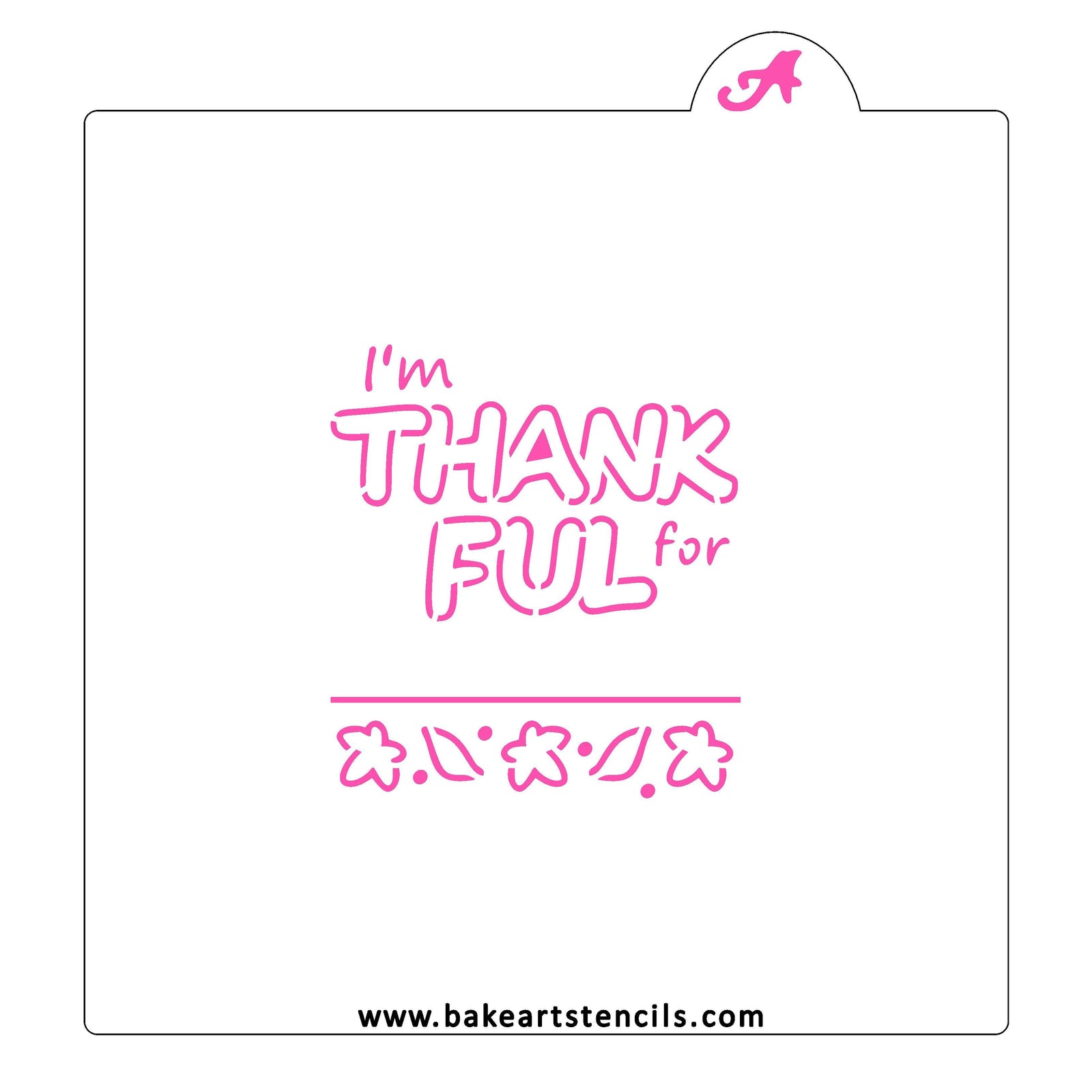 Thankful for PYO Cookie Stencil, kids will love decorating these Thanksgiving Cookies.