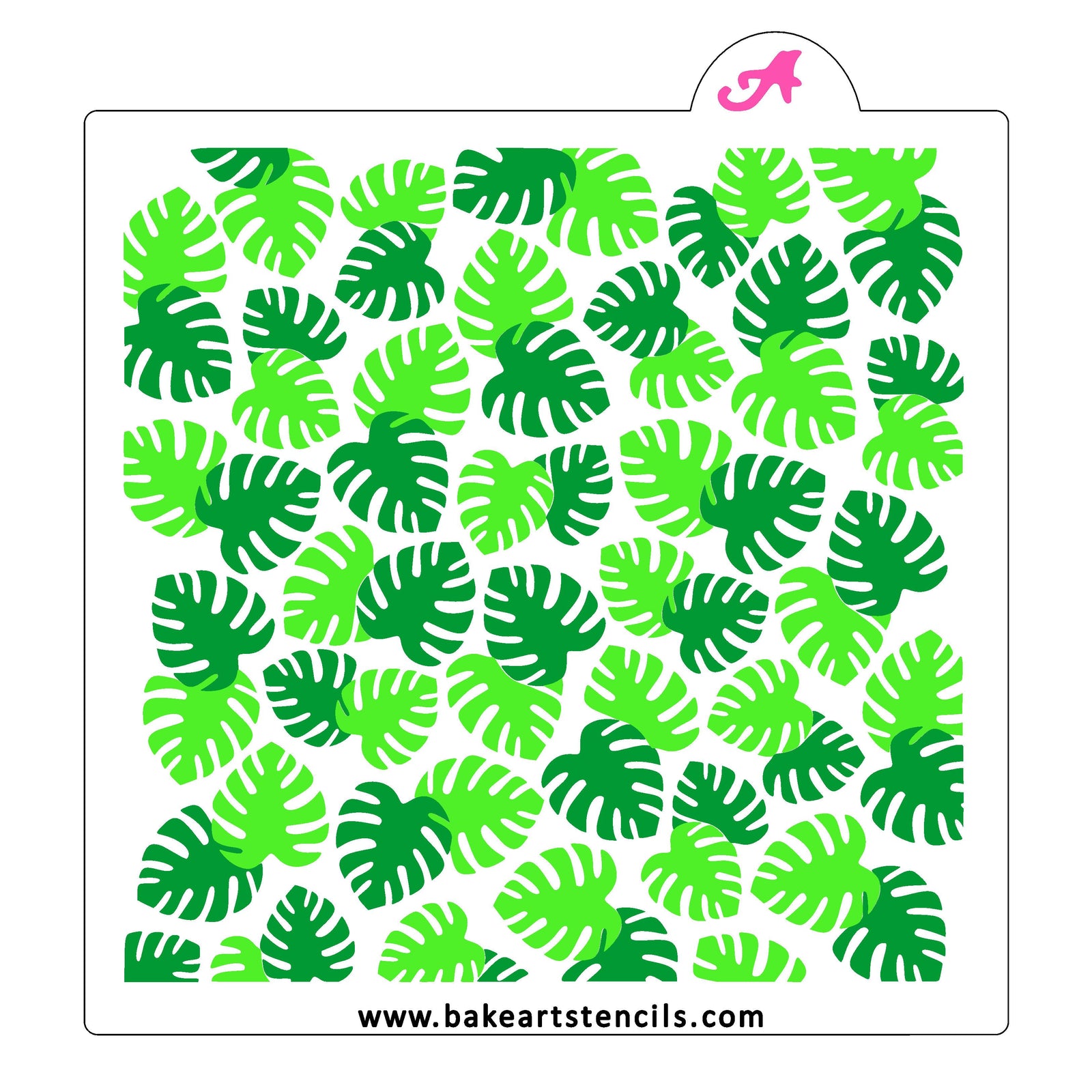 Treats of the Tropics Cookie Stencil Set bakeartstencil