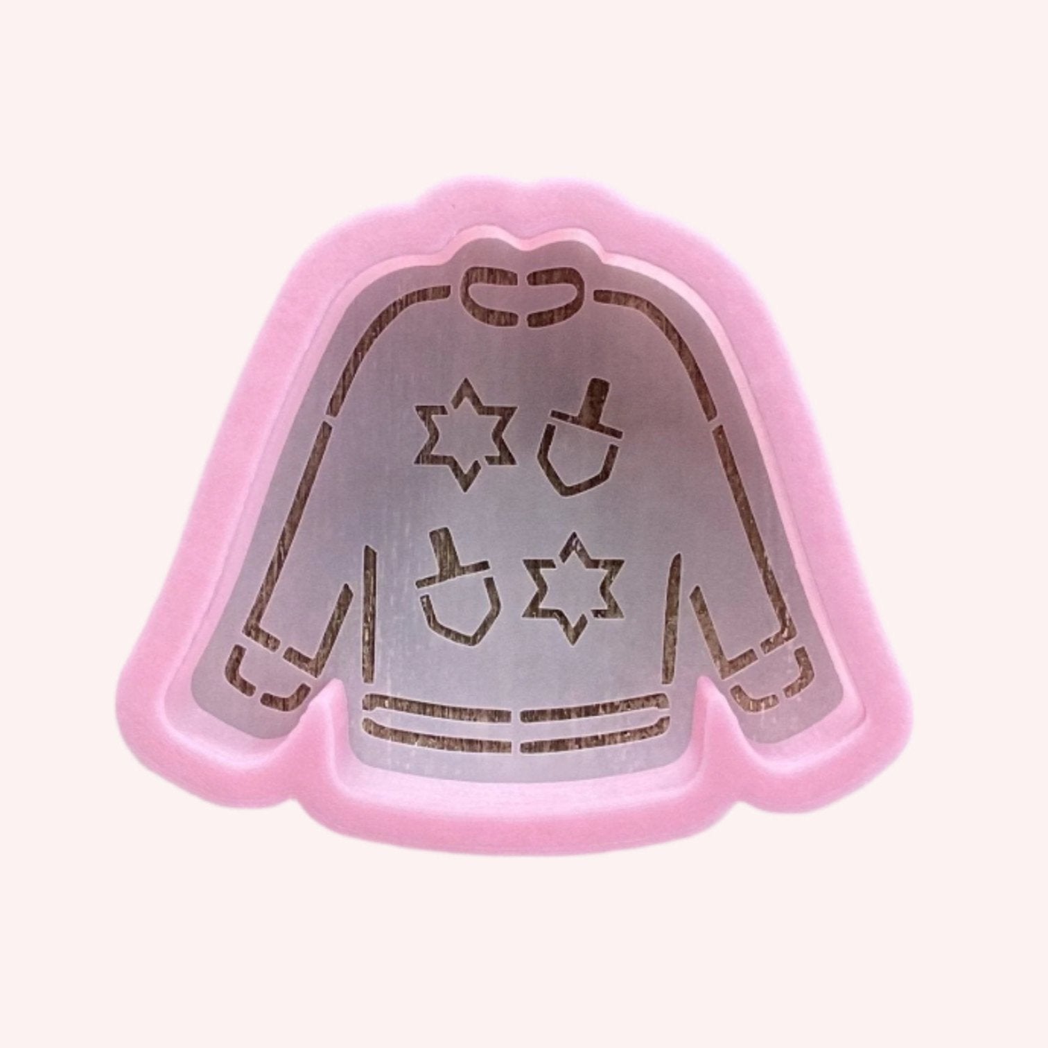 Ugly Hanukkah Sweater PYO Cookie Stencil with Cutter.