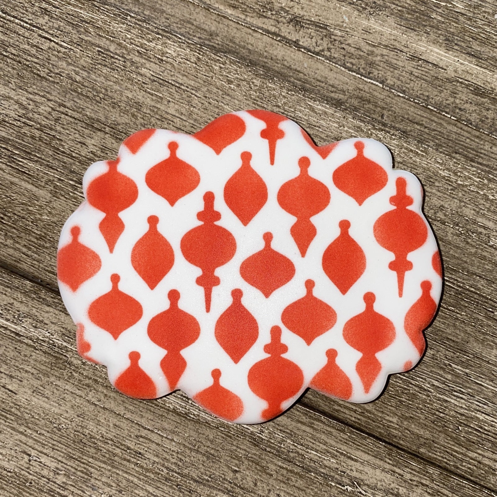 Vintage Ornament Pattern Stencil bakeartstencil