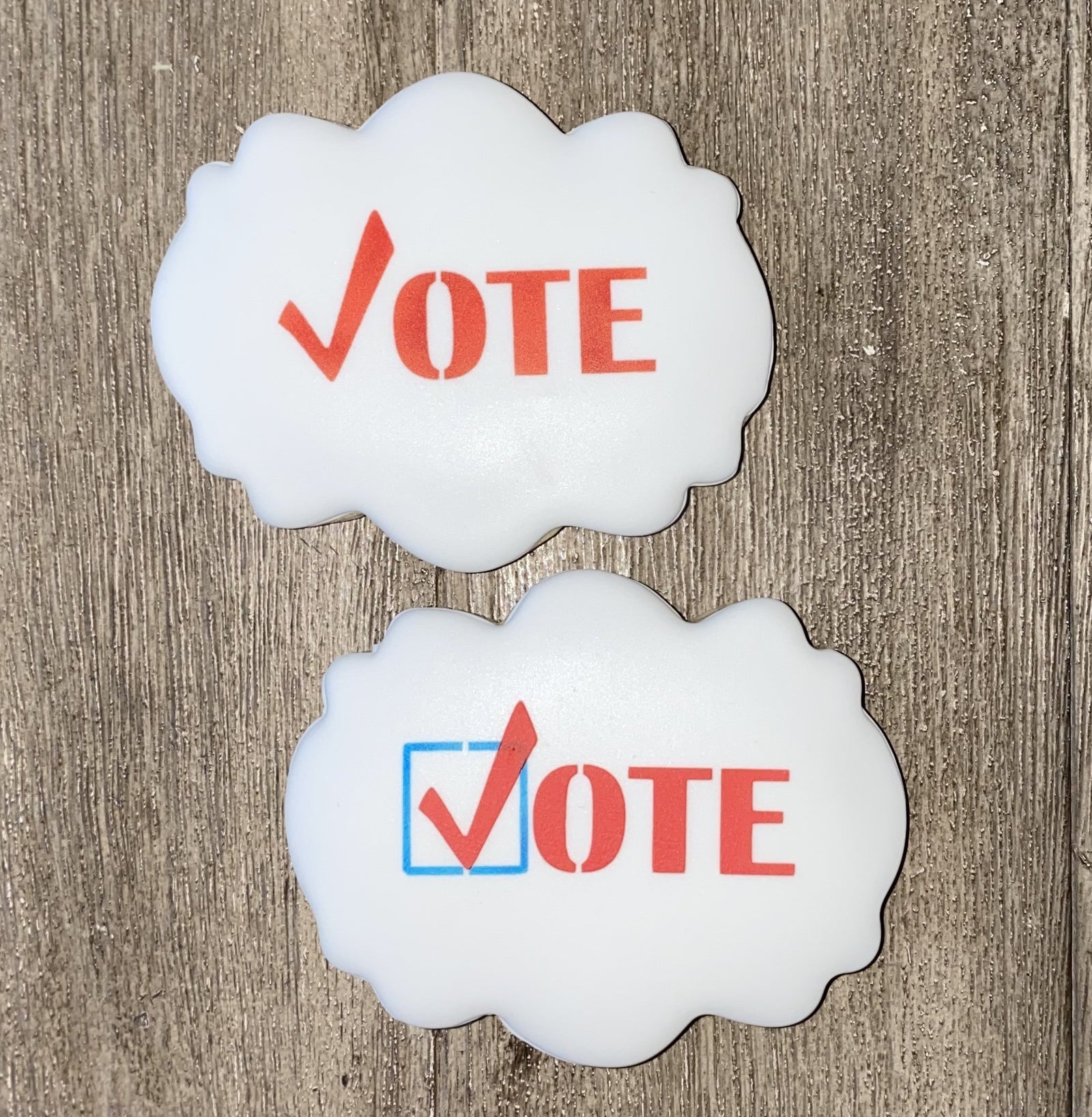 Vote Cookie Stencil bakeartstencil