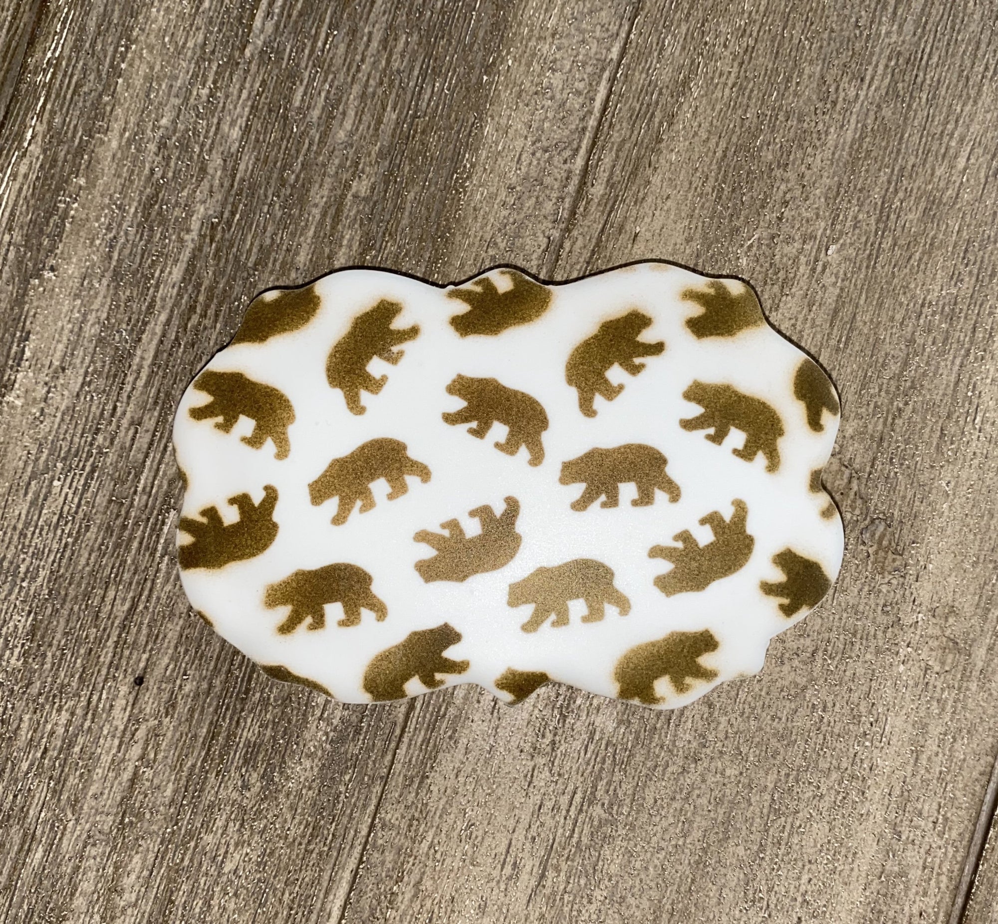 Wild Bears Pattern Cookie Stencil bakeartstencil