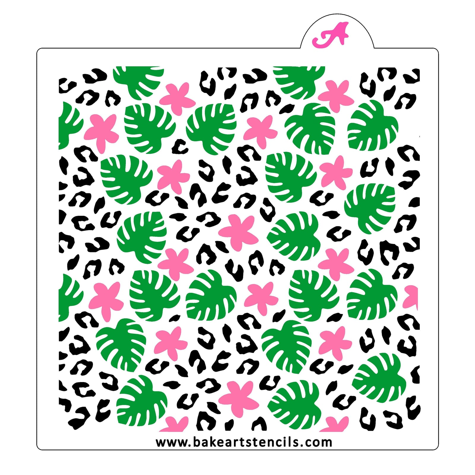 Wild Cheetah Cookie Stencil bakeartstencil