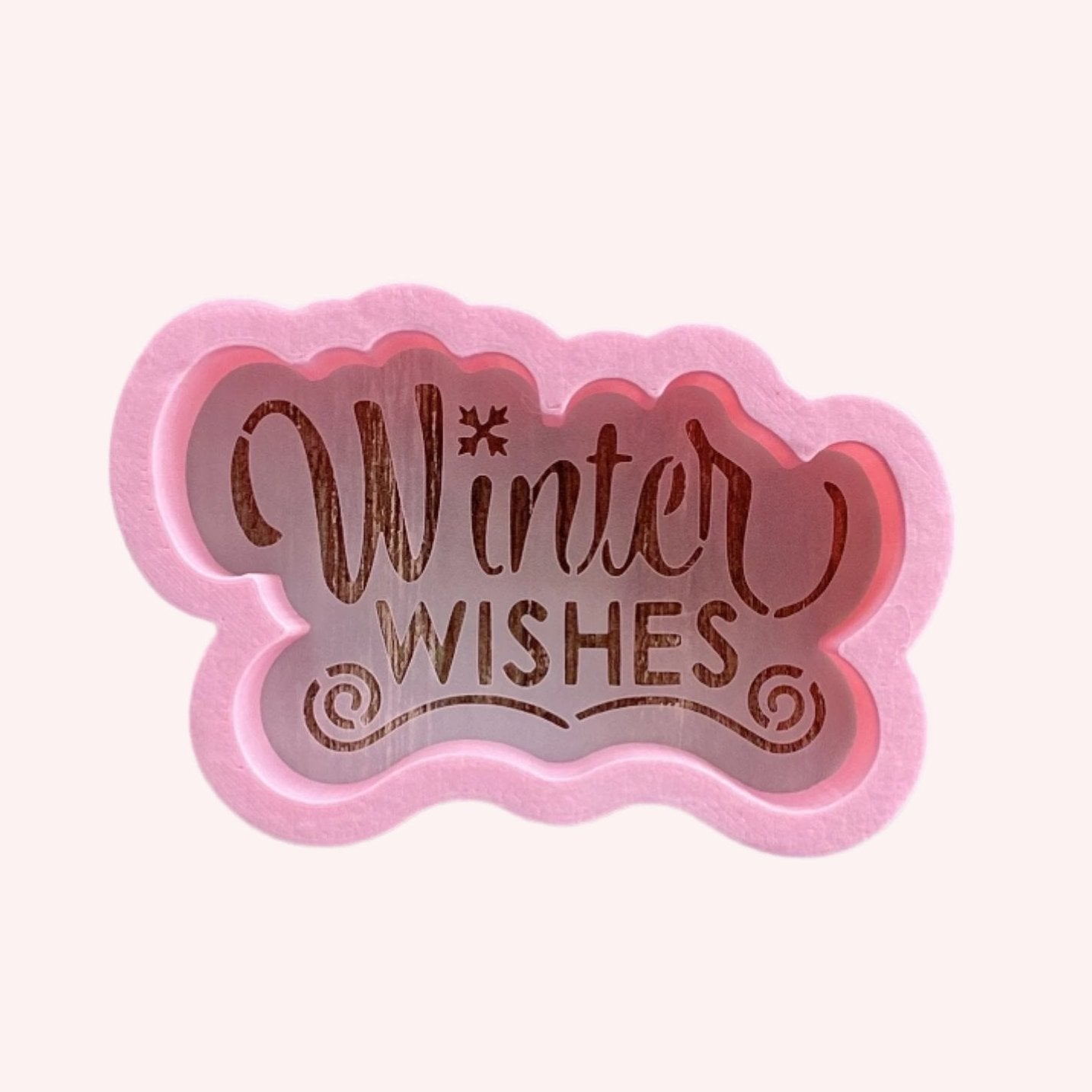 Winter Wishes Cookie Stencil with Cutter.