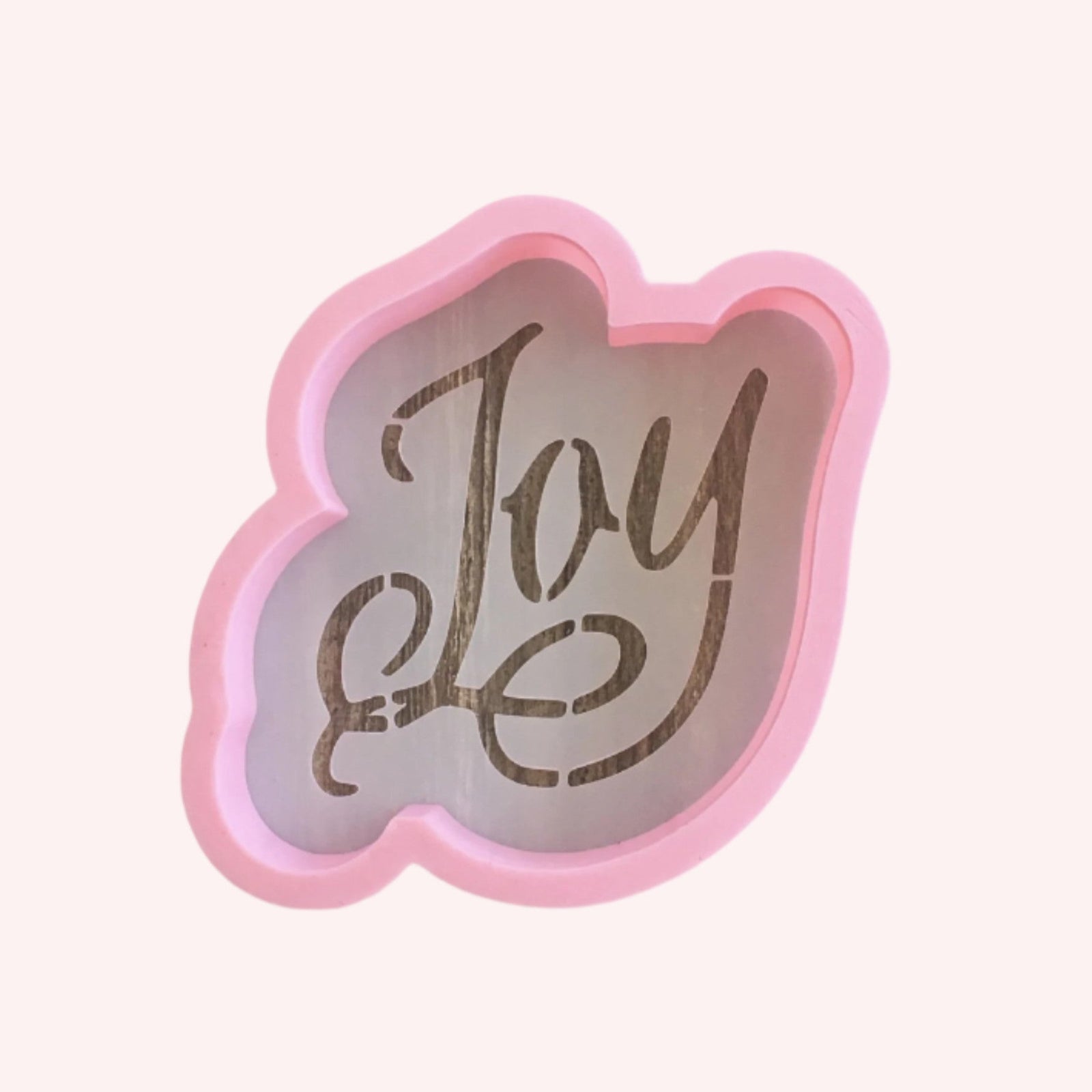 Joy Cookie Stencil with matching Cookie Cutter 