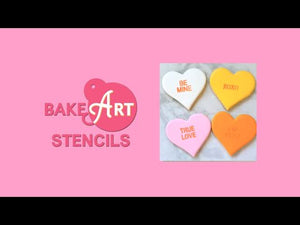 Valentine Stencils, Candy Heart Stencil Bundle, Conversation Hearts, Cookie  Stencil, Valentine's Day Stencils, Reusable Plastic, Craft Kit 