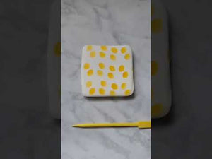 How to airbrush our Leafy Lemons Pattern Cookie Stencil Set